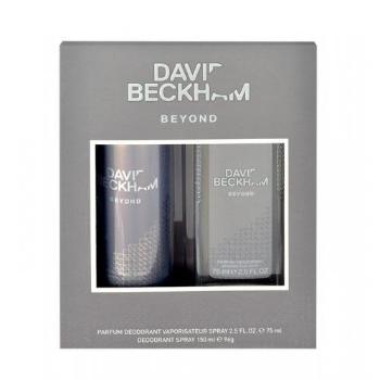 David Beckham Beyond zestaw 75ml Deodorant + 150ml Deodorant dla mężczyzn Uszkodzone pudełko