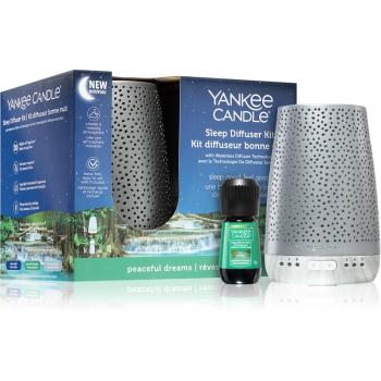 Yankee Candle Sleep Diffuser Kit Silver elektryczny dyfuzor + napełnienie