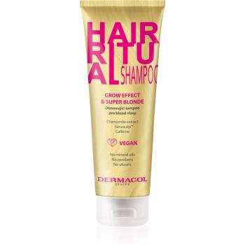 Dermacol Hair Ritual szampon odbudowujący włosy do włosów blond 250 ml