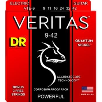 Dr Vte 9-42 Veritas Struny Gitara Elektryczna