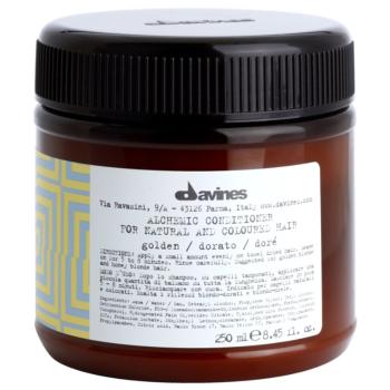 Davines Alchemic Conditioner Golden odżywka nawilżająca dla podkreślenia koloru włosów 250 ml