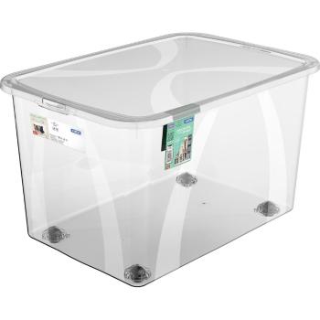 Plastikowy pojemnik do przechowywania z pokrywą 50 l Lona – Rotho