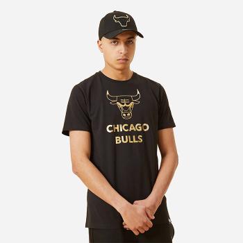 Koszulka męska New Era Chicago Bulls Metallic Logo Black T-Shirt 12893106