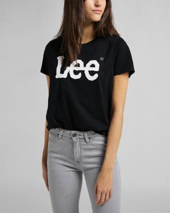 Lee logo Koszulka Czarny