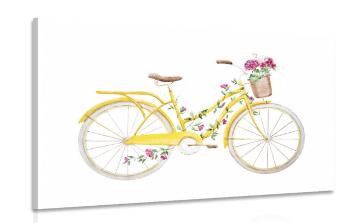 Obraz ilustracja retro rower