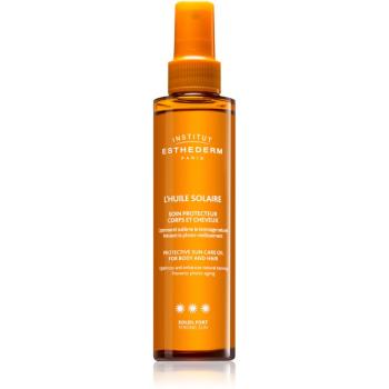 Institut Esthederm Sun Care Protective Sun Care Oil For Body And Hair olejek do opalania do ciała i włosów z wysoką ochroną UV 150 ml