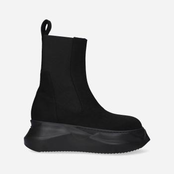 Buty damskie sneakersy Rick Owens DRKSHDW Denim Boots Beatle Abstract DS02B4846 DQ BLACK/BLACK