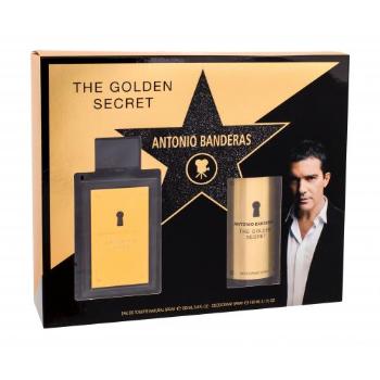 Antonio Banderas The Golden Secret zestaw Edt 100 ml + Dezodorant 150 ml dla mężczyzn Uszkodzone pudełko