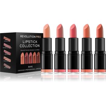 Revolution PRO Lipstick Collection zestaw szminek 5 szt. odcień Bare 5 szt.