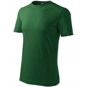 Klasyczna koszulka męska, butelkowa zieleń, XL
