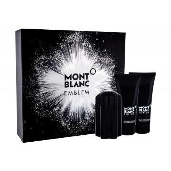 Montblanc Emblem zestaw EDT 100 ml + balsam po goleniu 100 ml + żel pod prysznic 100 ml dla mężczyzn Uszkodzone pudełko