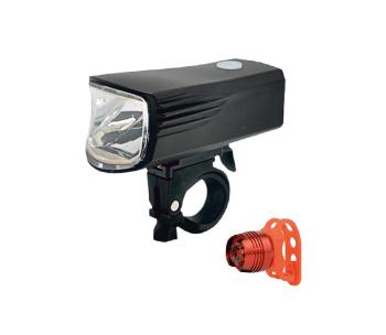 ZESTAW 2x LED Ładowane latarki rowerowe LED/5W/USB