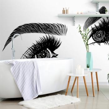 Samoprzylepna tapeta minimalistyczne kobiece oczy - 150x100