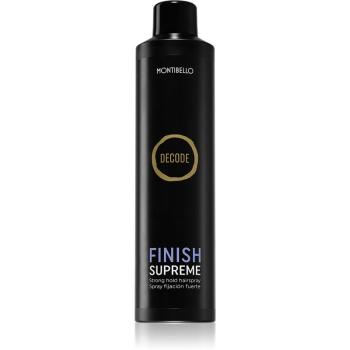 Montibello Decode Finish Supreme Spray lakier do włosów z silnym utrwaleniem odporny na wilgoć w powietrzu 400 ml