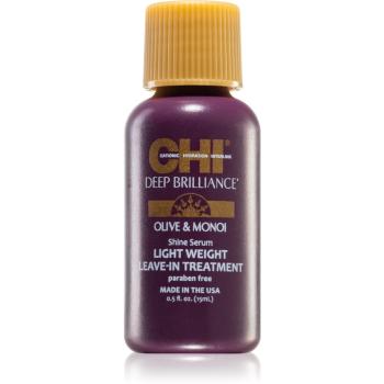 CHI Brilliance Shine Serum Lightweight Leave-in Ttreatment lekkie serum do nabłyszczania i zmiękczania włosów 15 ml