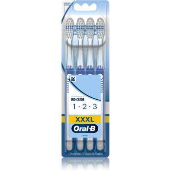 Oral B 1-2-3 Indicator szczoteczka do zębów 4 szt.