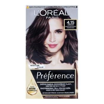 L'Oréal Paris Préférence 60 ml farba do włosów dla kobiet 4,15-M1 Caracas