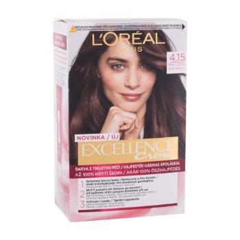L'Oréal Paris Excellence Creme Triple Protection 48 ml farba do włosów dla kobiet Uszkodzone pudełko 4,15 Frosted Brown