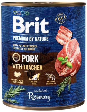 BRIT Premium by Nature 6 x 800 g wieprzowina i przełyk naturalna karma dla psa