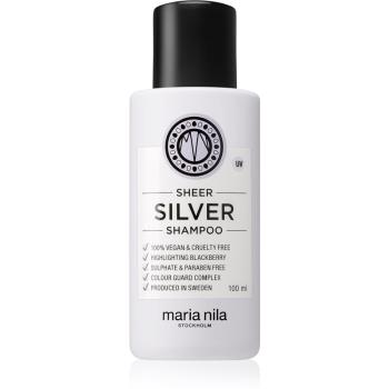 Maria Nila Sheer Silver Shampoo szampon neutralizujący żółte odcienie 100 ml