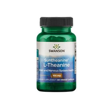 SWANSON Suntheanine L-Theanine 100mg - 60vcapsZdrowie i uroda > Stres