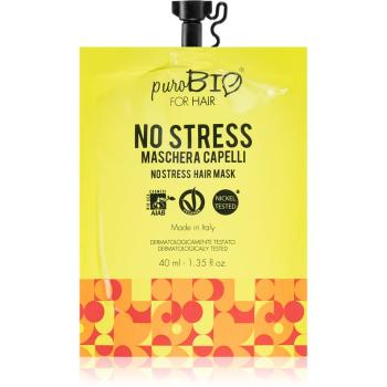 puroBIO Cosmetics No Stress maseczka do włosów rewitalizująca 40 ml