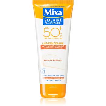 MIXA Sun krem nawilżający do opalania dla skóry suchej i wrażliwej SPF 50+ 200 ml