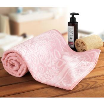 Ręcznik Rosali - różowy