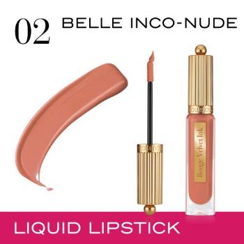BOURJOIS Paris Rouge Velvet Ink 3,5 ml pomadka dla kobiet 02 Belle Inco-Nude