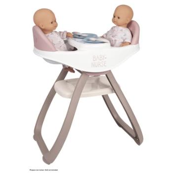 Smoby Baby Nurse Podwójne krzesełko dla lalek