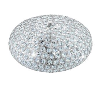 Eglo 95284 - Kryształowa lampa sufitowa CLEMENTE 2xE27/60W/230V