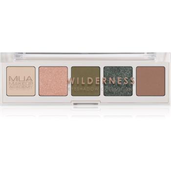 MUA Makeup Academy Professional 5 Shade Palette paleta cieni do powiek odcień Wilderness 3,8 g