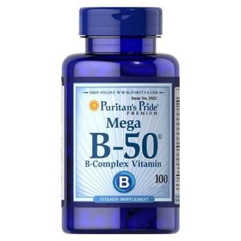 Puritan's Pride B-50 B-Complex Vitamin - 100caplets