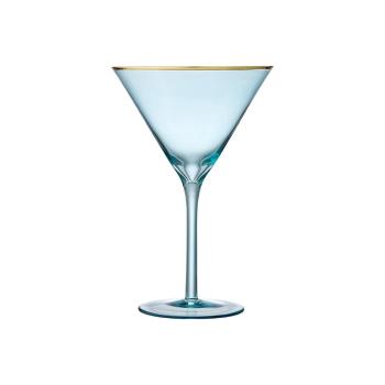 Niebieski kieliszek do martini Ladelle Chloe, 250 ml