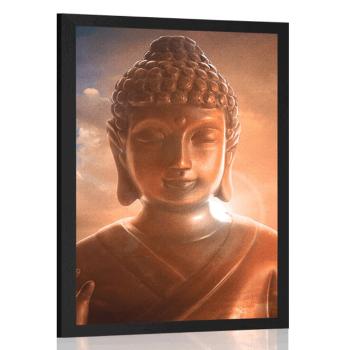 Plakat Budda wśród chmur - 40x60 silver