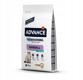 ADVANCE Hairball Sterilized 10 kg dla kotów sterylizowanych
