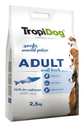 TROPIDOG Premium Adult S Salmon&amp;Rice 2,5 kg sucha karma dla psów małych ras Łosoś i ryż