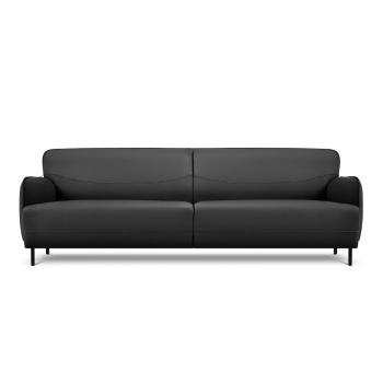 Ciemnoszara skórzana sofa Windsor & Co Sofas Neso, 235x90 cm