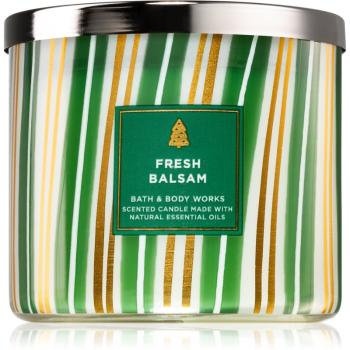Bath & Body Works Fresh Balsam świeczka zapachowa II. 411 g