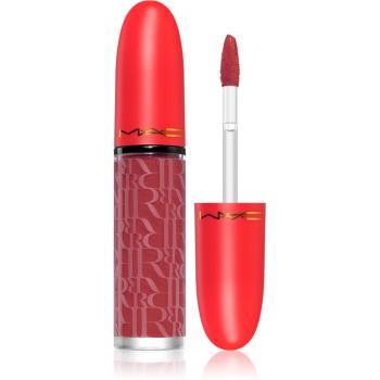 MAC Cosmetics Retro Matte Liquid Lipcolour Aute Cuture Starring Rosalía matowa szminka odcień Spicy Pimienta 5 ml