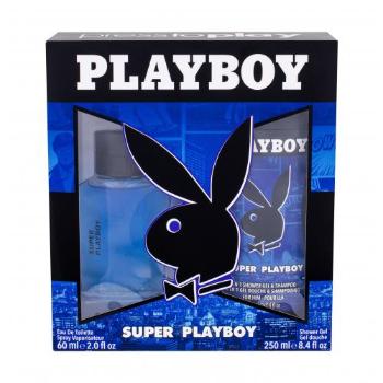 Playboy Super Playboy For Him zestaw Edt 60 ml + Żel pod prysznic 250 ml dla mężczyzn Uszkodzone pudełko