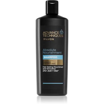 Avon Advance Techniques Absolute Nourishment odżywczy szampon z olejkiem arganowym marokńskim do wszystkich rodzajów włosów 700 ml