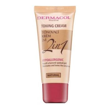 Dermacol Toning Cream 2in1 - Natural podkład o przedłużonej trwałości 30 ml