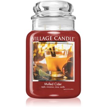 Village Candle Mulled Cider świeczka zapachowa (Glass Lid) 602 g