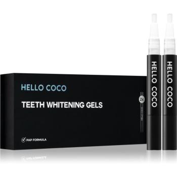 Hello Coco PAP+ Teeth Whitening Gels aplikator wybielający do zębów 2 szt.