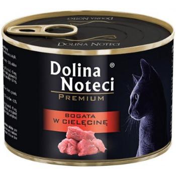 DOLINA NOTECI Premium Bogata w cielęcinę karma dla kotów dorosłych 185 g