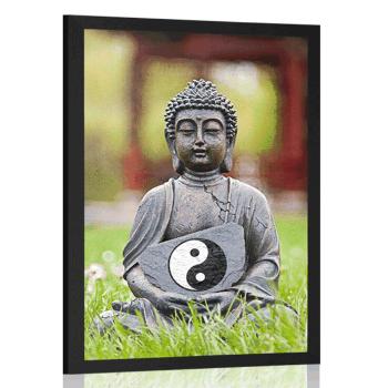 Plakat filozofia buddyzmu - 40x60 white