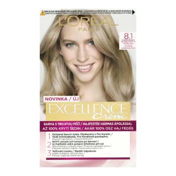 L'Oréal Paris Excellence Creme Triple Protection 48 ml farba do włosów dla kobiet 8,1 Natural Ash Blonde