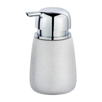 Ceramiczny dozownik do mydła w srebrnej barwie Wenko Glimma