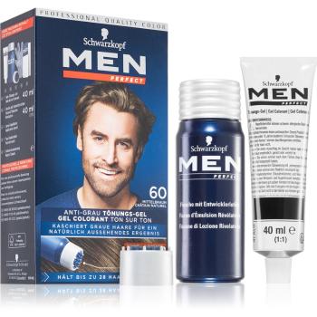 Schwarzkopf Men Perfect Anti-Grey Color Gel żel tonujący do włosów dla mężczyzn 60 Natural Medium Brown